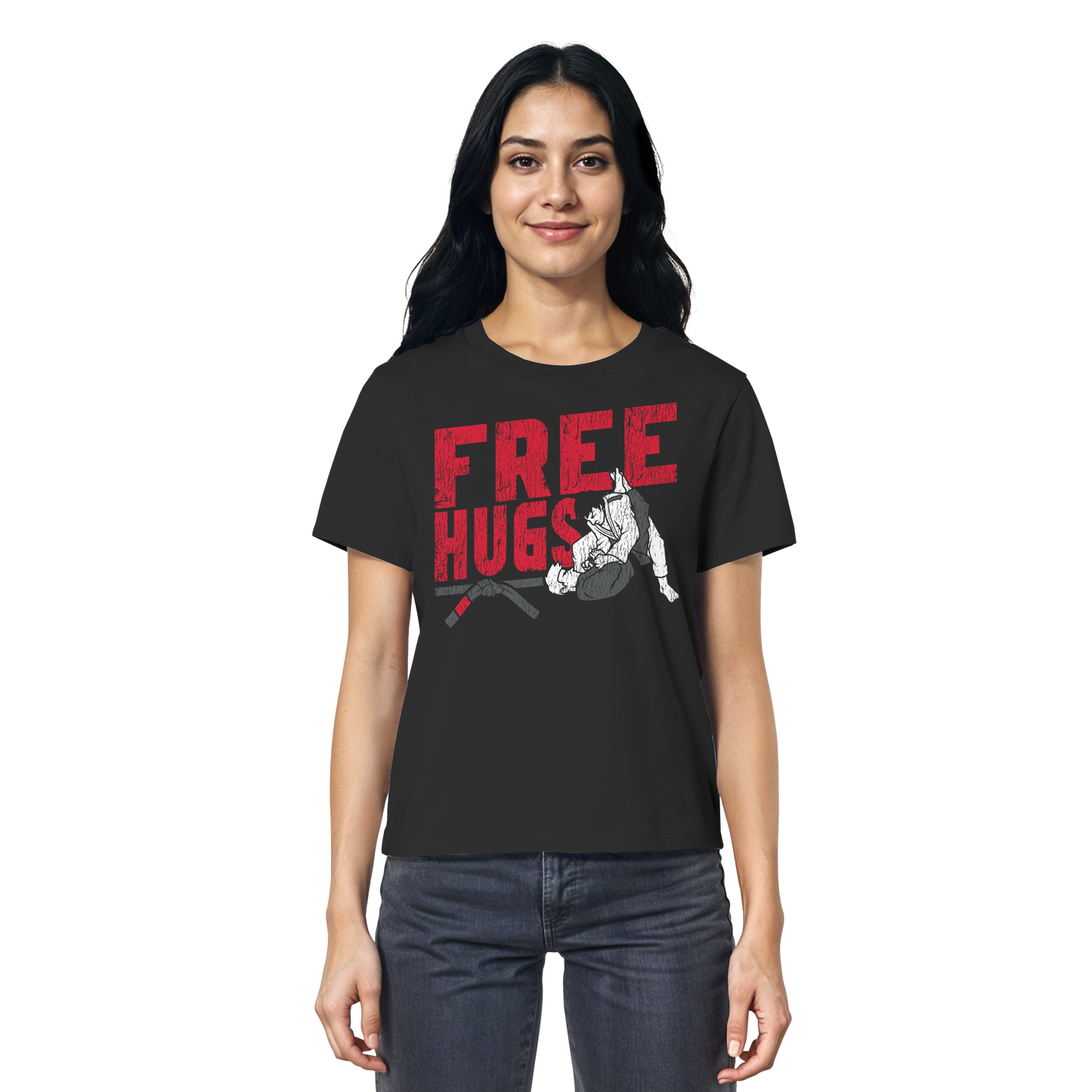 FREE HUGS - Ladies Organic Shirt