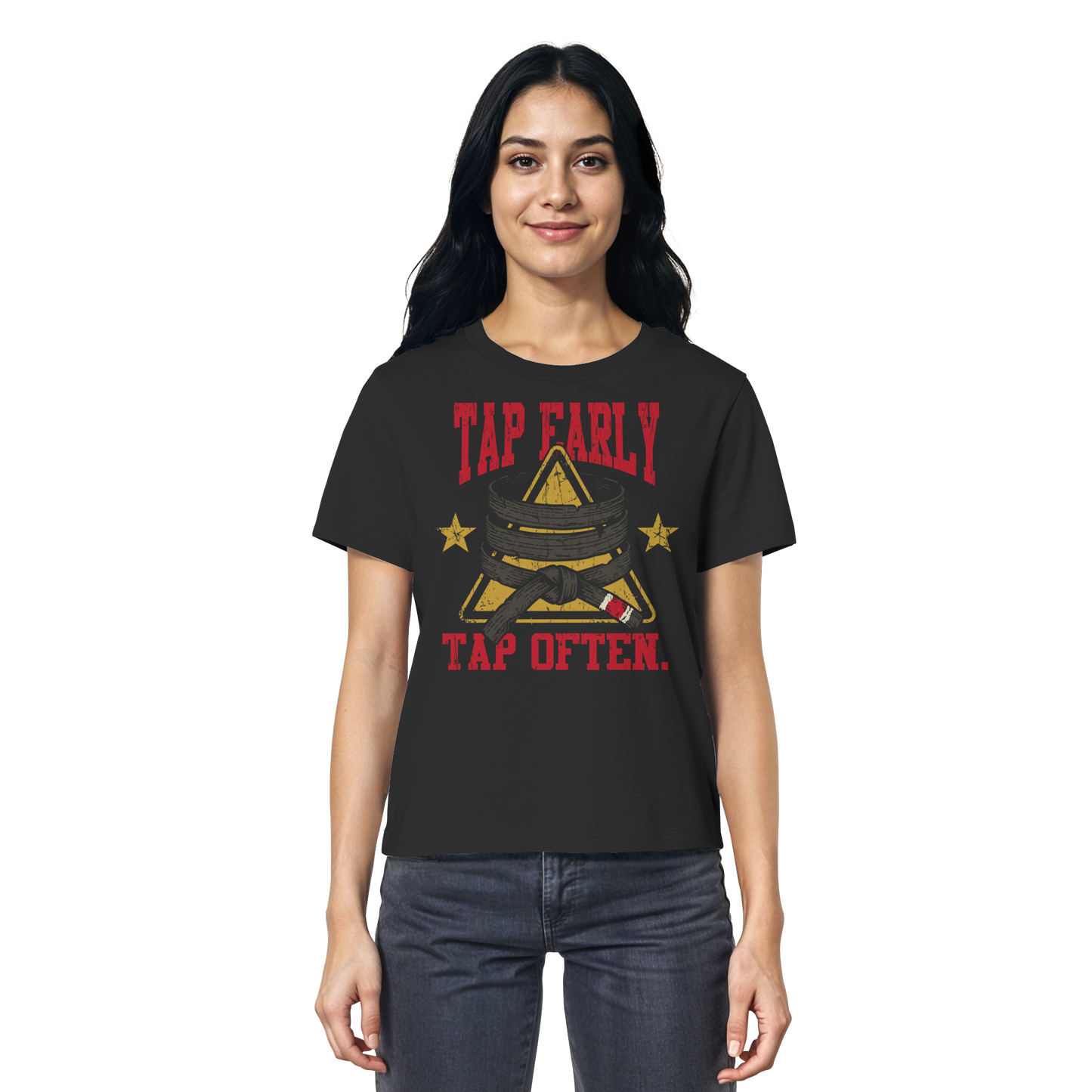 TAP EARLY. TAP OFTEN. - Ladies Organic Shirt