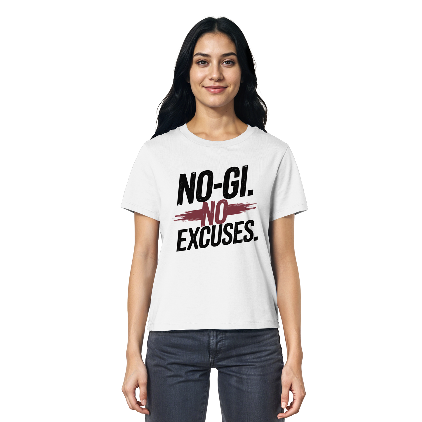 NO GI - NO EXCUSES - Ladies Organic Shirt