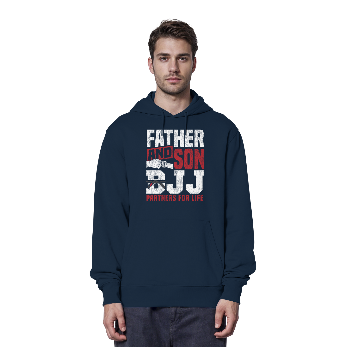 Father and Son BJJ – Partners for Life - Organic Hoodie