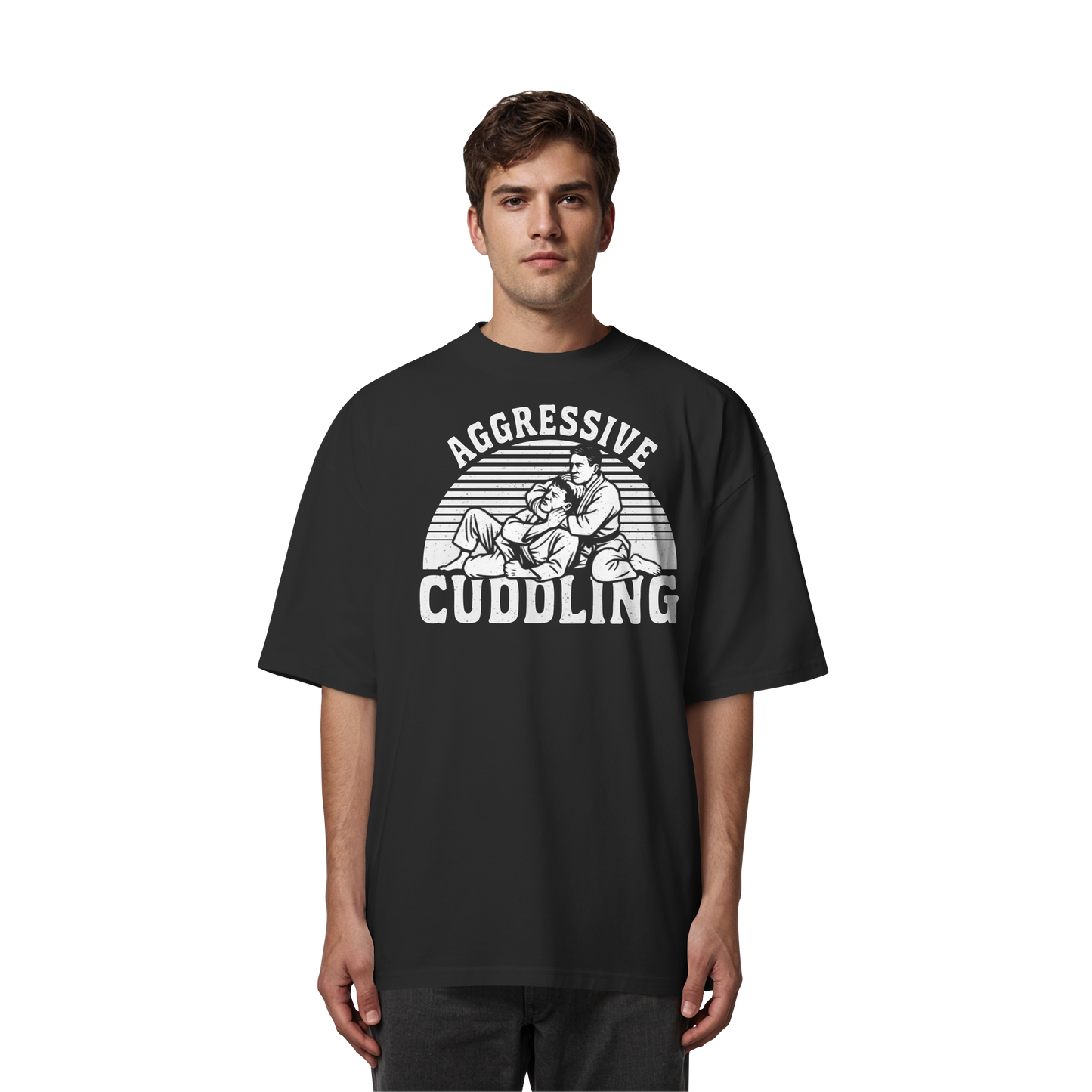 AGGRESSIVE CUDDLING - Organic Oversize Shirt