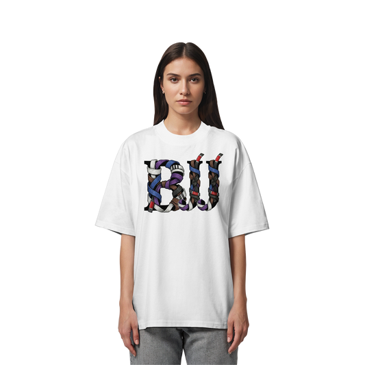 BJJ Belt Letters - Organic Oversize Shirt