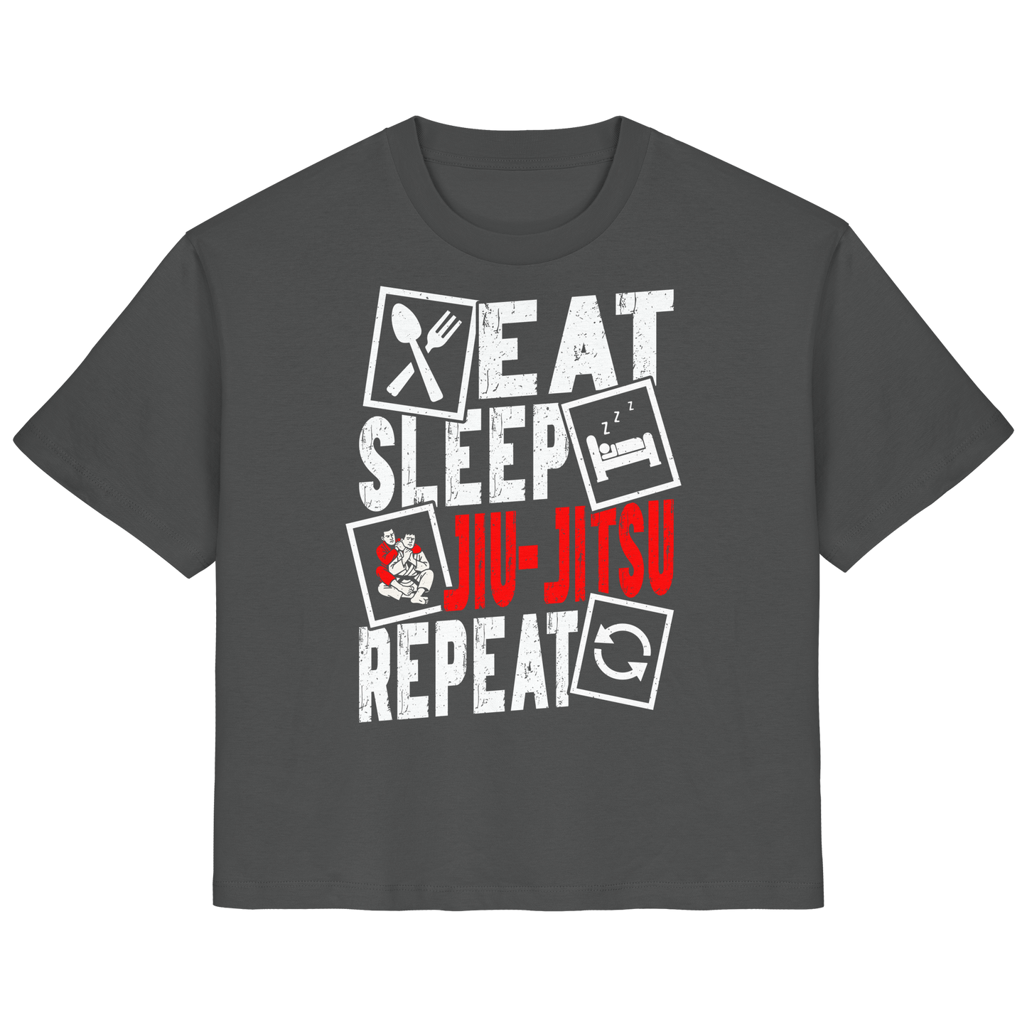 Eat Sleep Jiu-Jitsu Repeat - Ladies Organic Shirt
