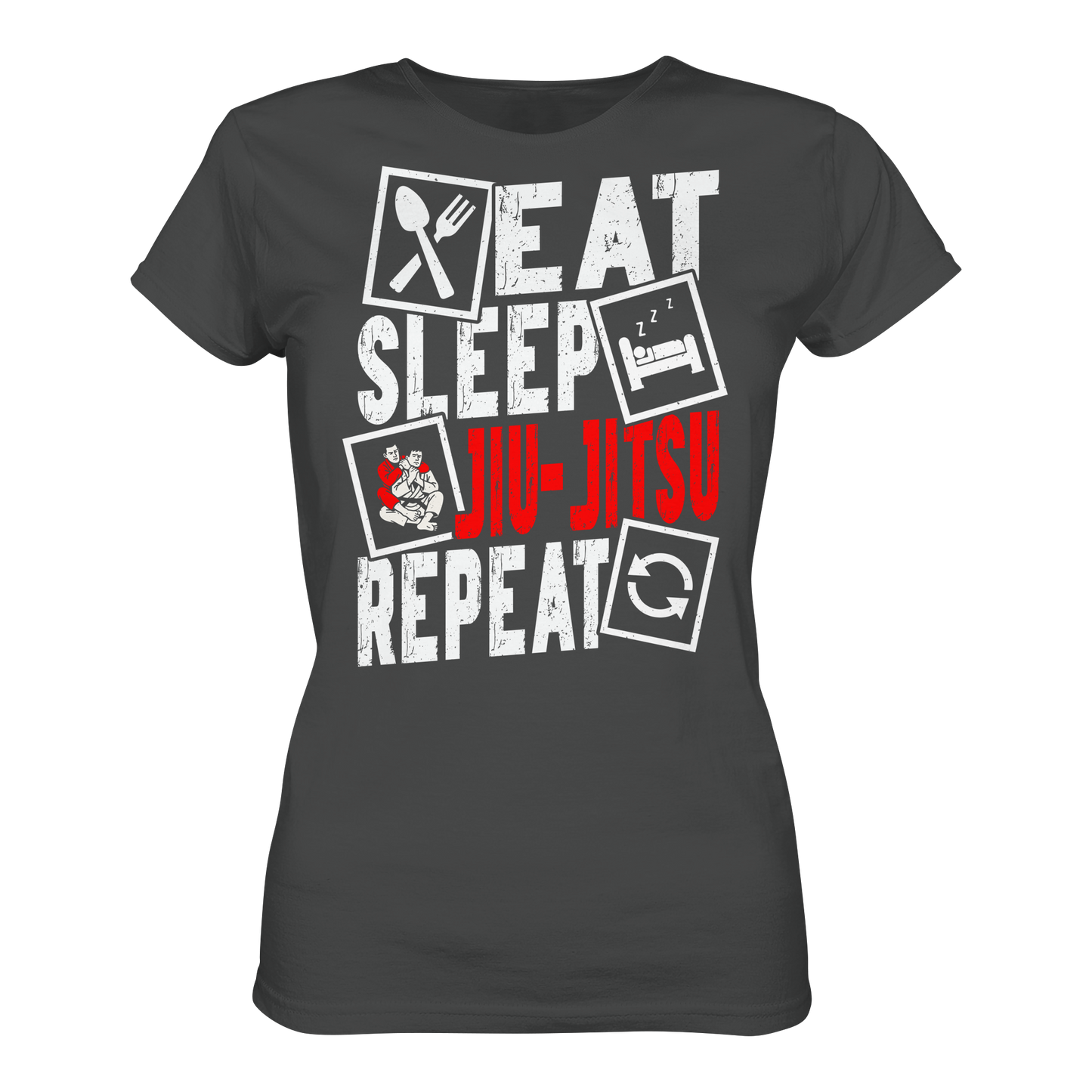 Eat Sleep Jiu-Jitsu Repeat - Ladies Organic Shirt
