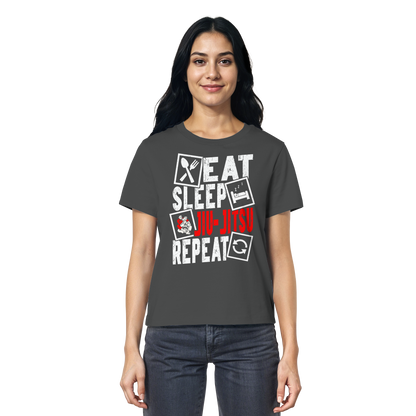 Eat Sleep Jiu-Jitsu Repeat - Ladies Organic Shirt