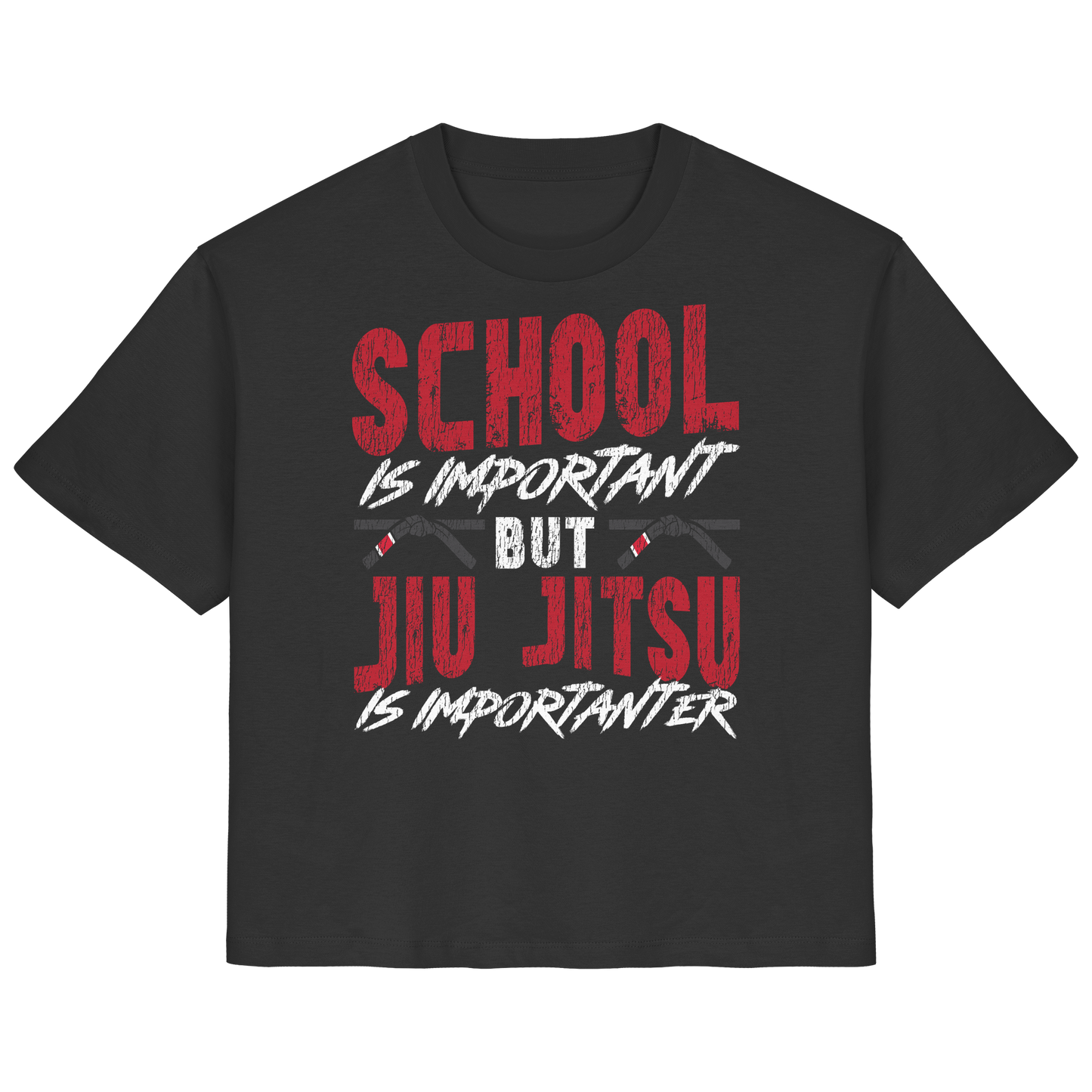 School is Important – But Jiu Jitsu is Importanter - Ladies Organic Shirt