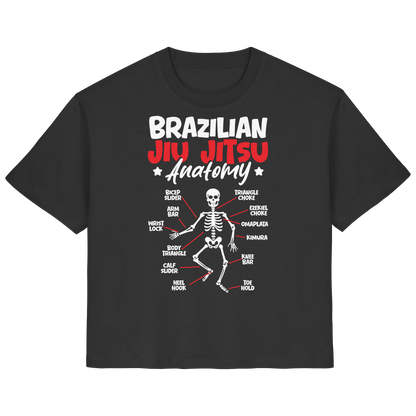 Brazilian Jiu-Jitsu Anatomy - Ladies Organic Shirt