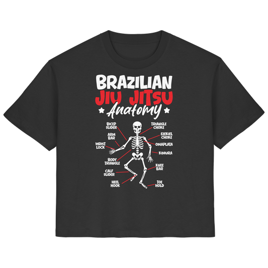Brazilian Jiu-Jitsu Anatomy - Ladies Organic Shirt