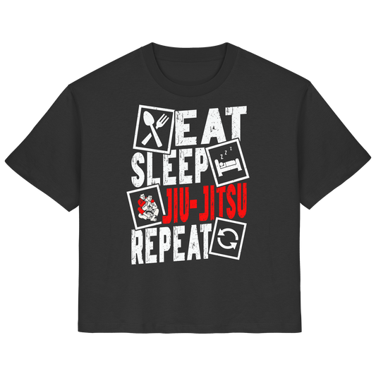 Eat Sleep Jiu-Jitsu Repeat - Ladies Organic Shirt