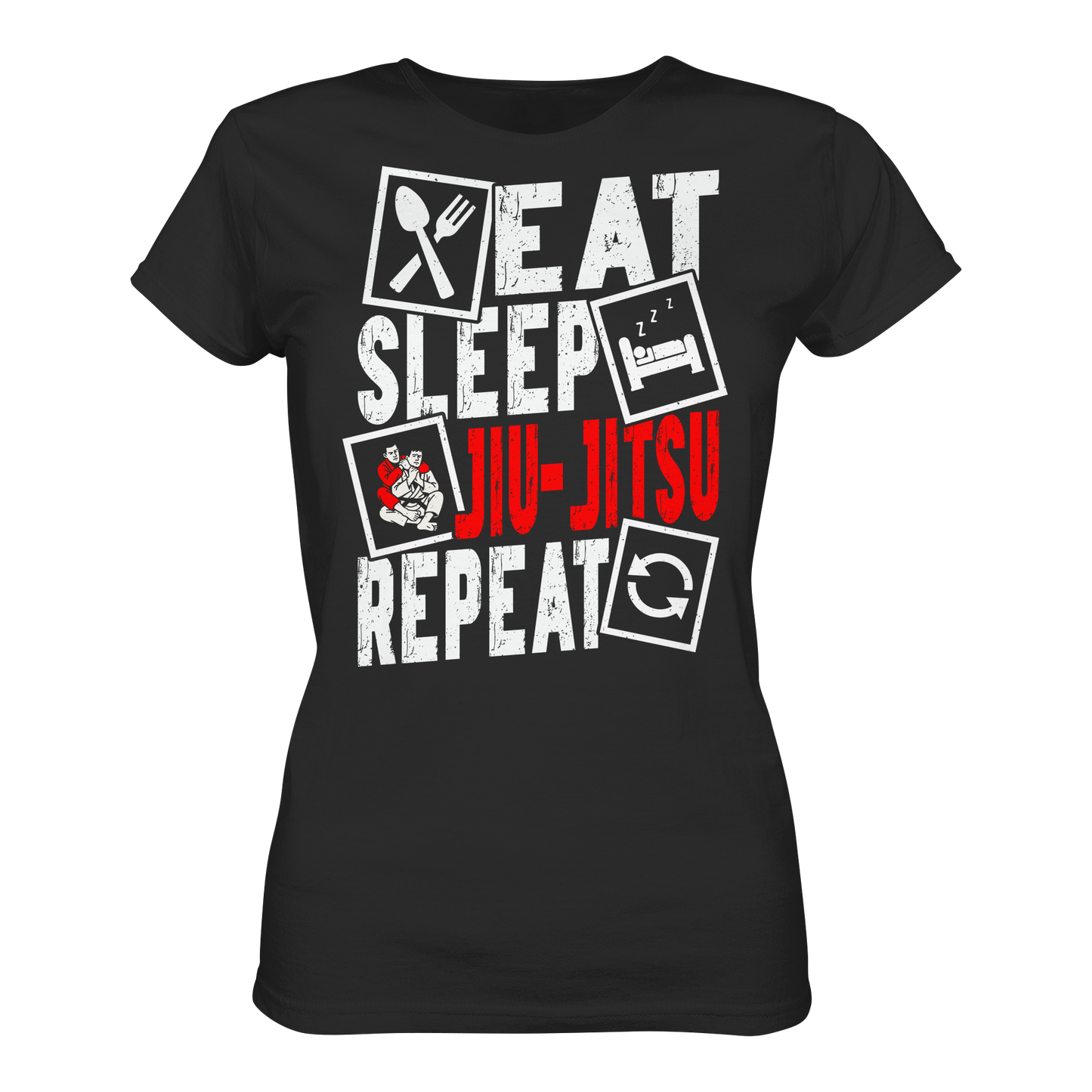 Eat Sleep Jiu-Jitsu Repeat - Ladies Organic Shirt