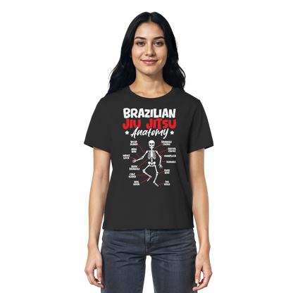 Brazilian Jiu-Jitsu Anatomy - Ladies Organic Shirt