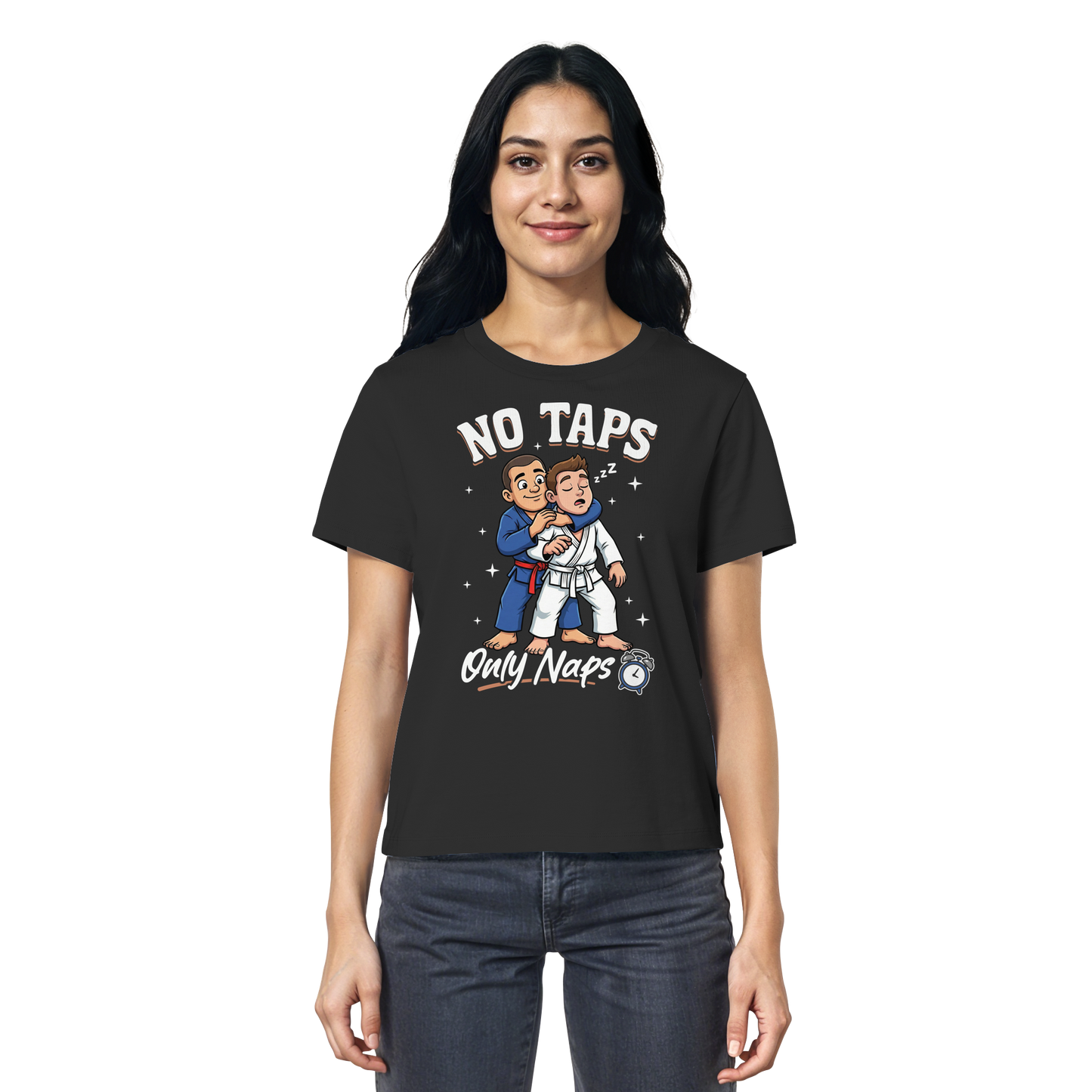 NO TAPS. ONLY NAPS. - Ladies Organic Shirt
