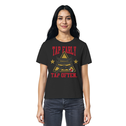 TAP EARLY. TAP OFTEN. - Ladies Organic Shirt