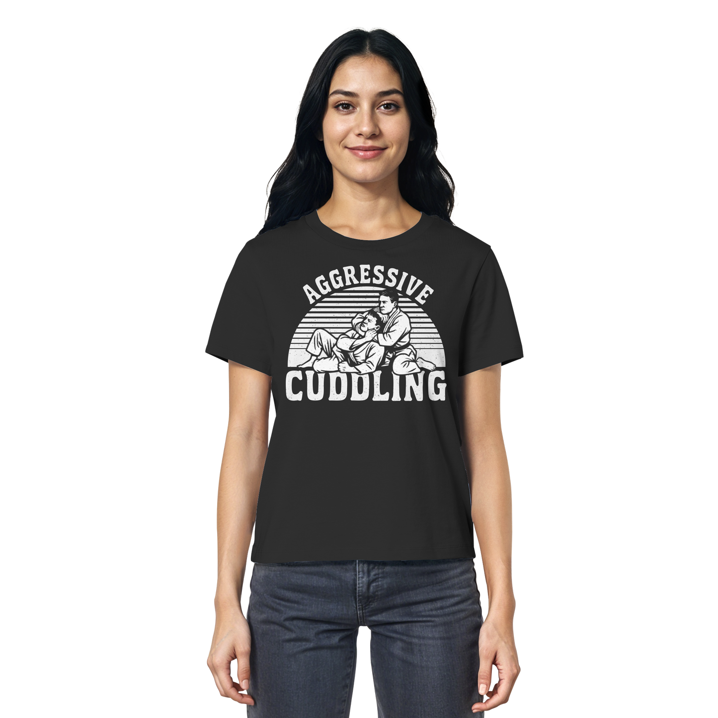 AGGRESSIVE CUDDLING - Ladies Organic Shirt
