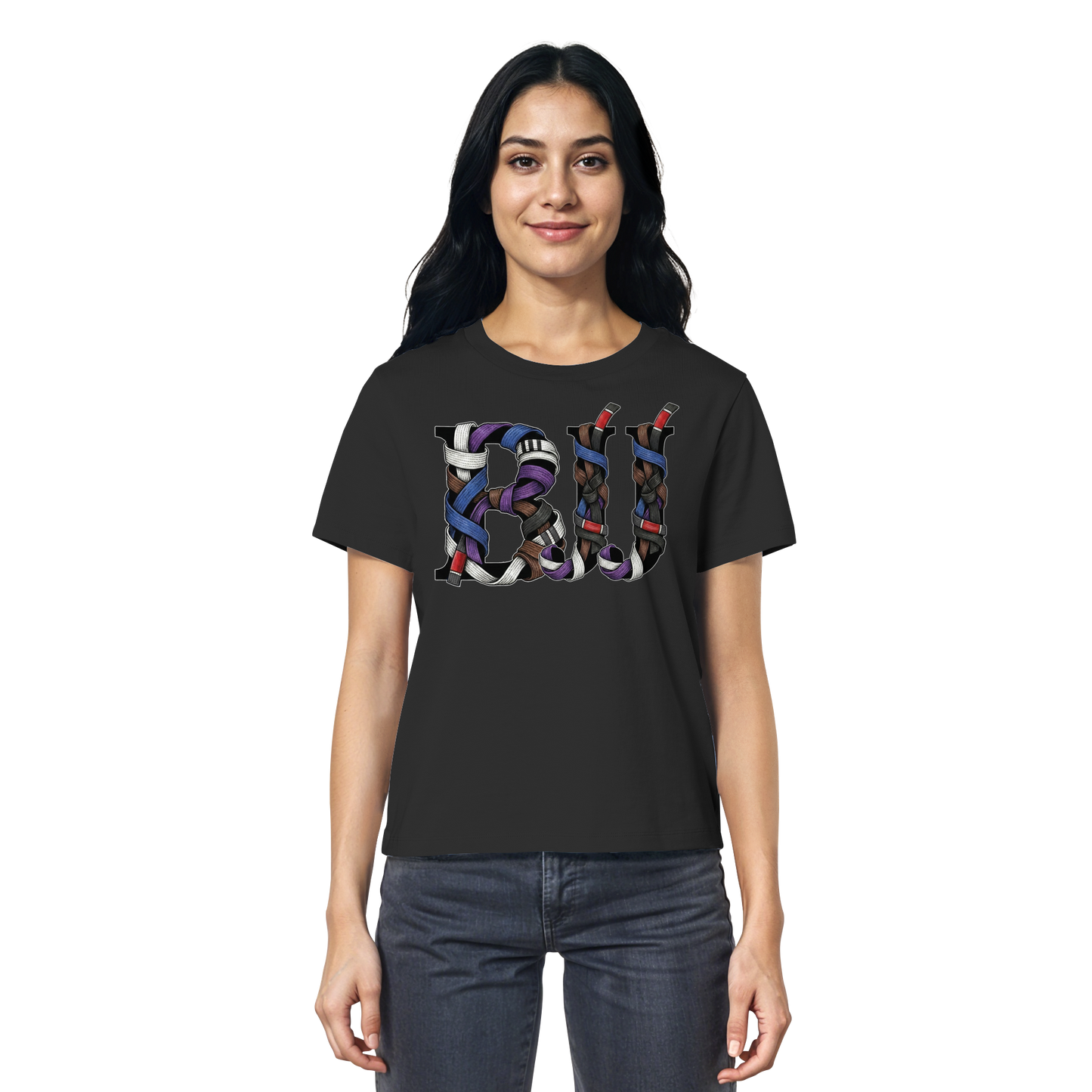 BJJ Belt Letters - Ladies Organic Shirt