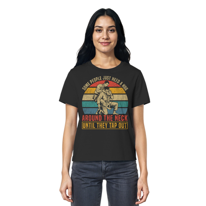 Some People Just Need a Hug – Retro - Ladies Organic Shirt
