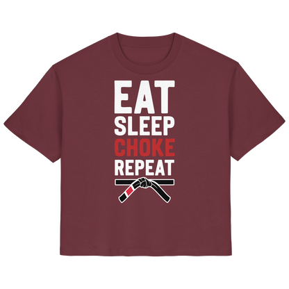 EAT. SLEEP. CHOKE. REPEAT. - Ladies Organic Shirt