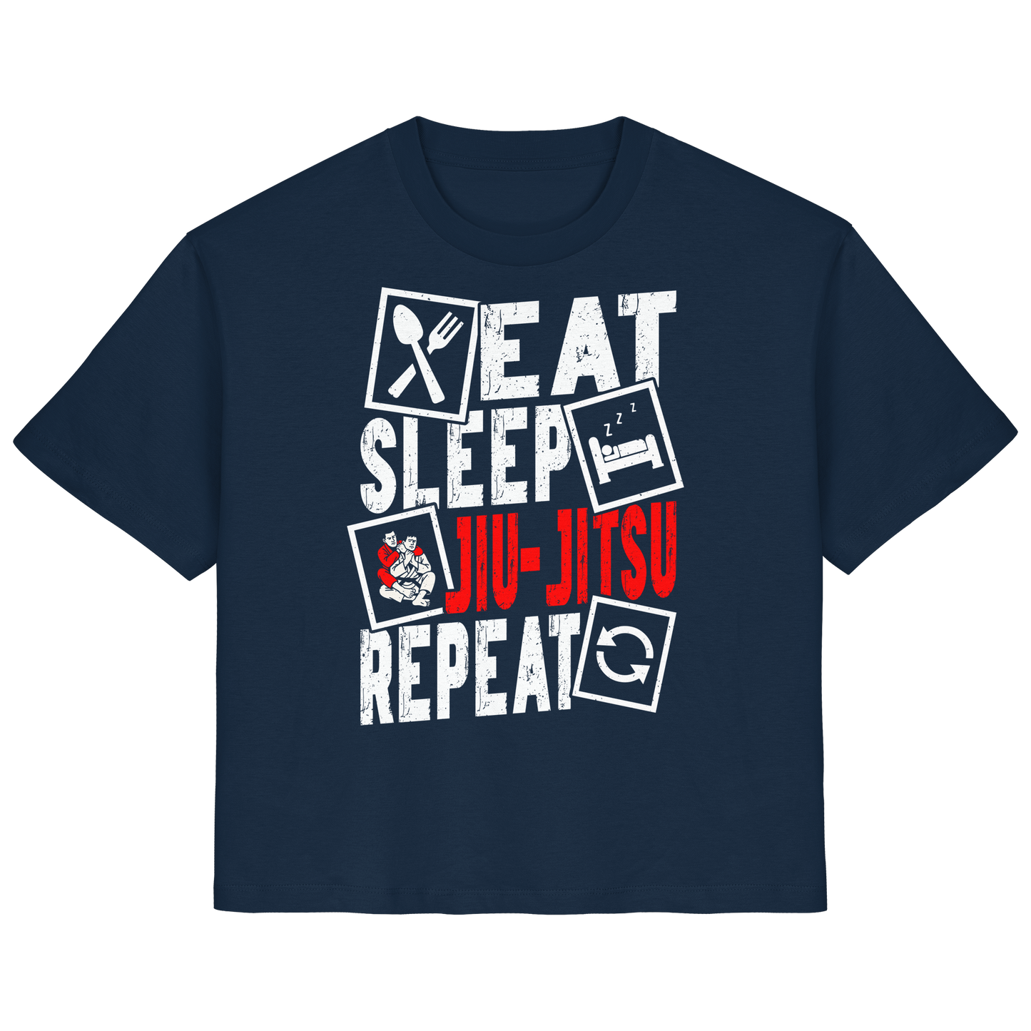 Eat Sleep Jiu-Jitsu Repeat - Ladies Organic Shirt