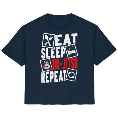 Eat Sleep Jiu-Jitsu Repeat - Ladies Organic Shirt
