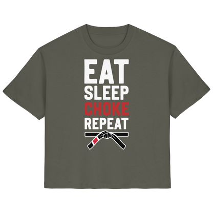 EAT. SLEEP. CHOKE. REPEAT. - Ladies Organic Shirt
