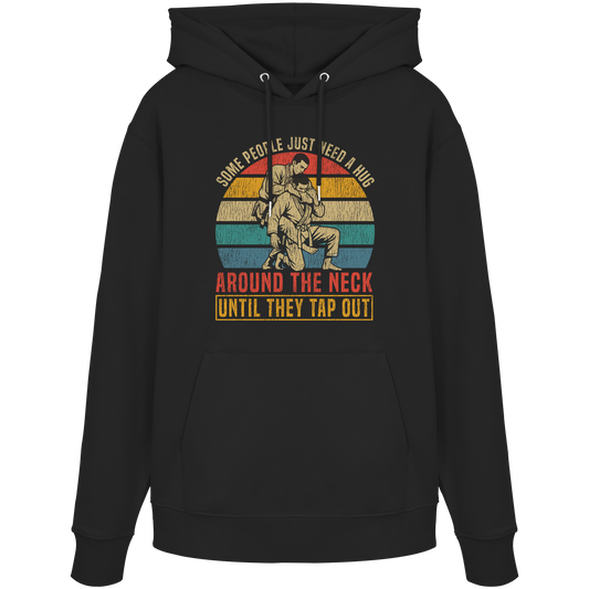 Some People Just Need a Hug – Retro - Organic Hoodie