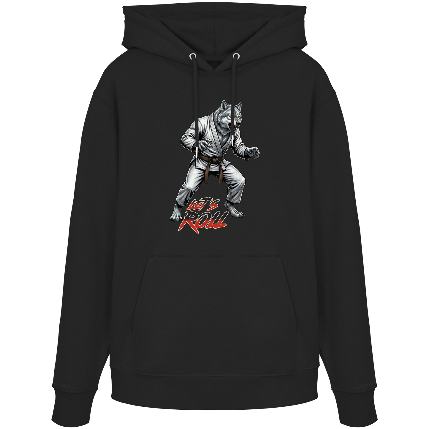 Wolf – Let’s Roll - Organic Hoodie