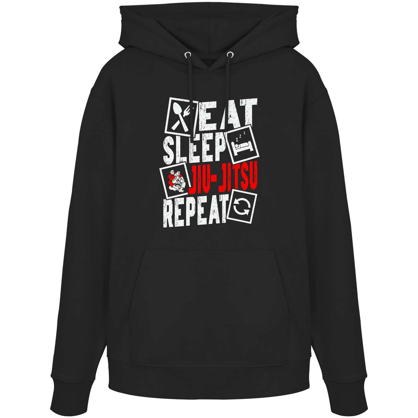 Eat Sleep Jiu-Jitsu Repeat - Organic Hoodie