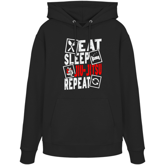 Eat Sleep Jiu-Jitsu Repeat - Organic Hoodie