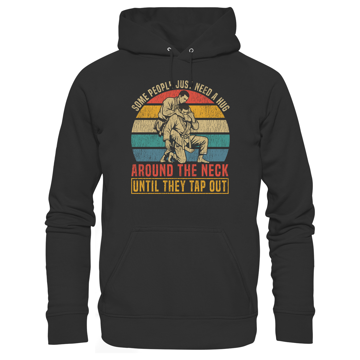 Some People Just Need a Hug – Retro - Organic Hoodie