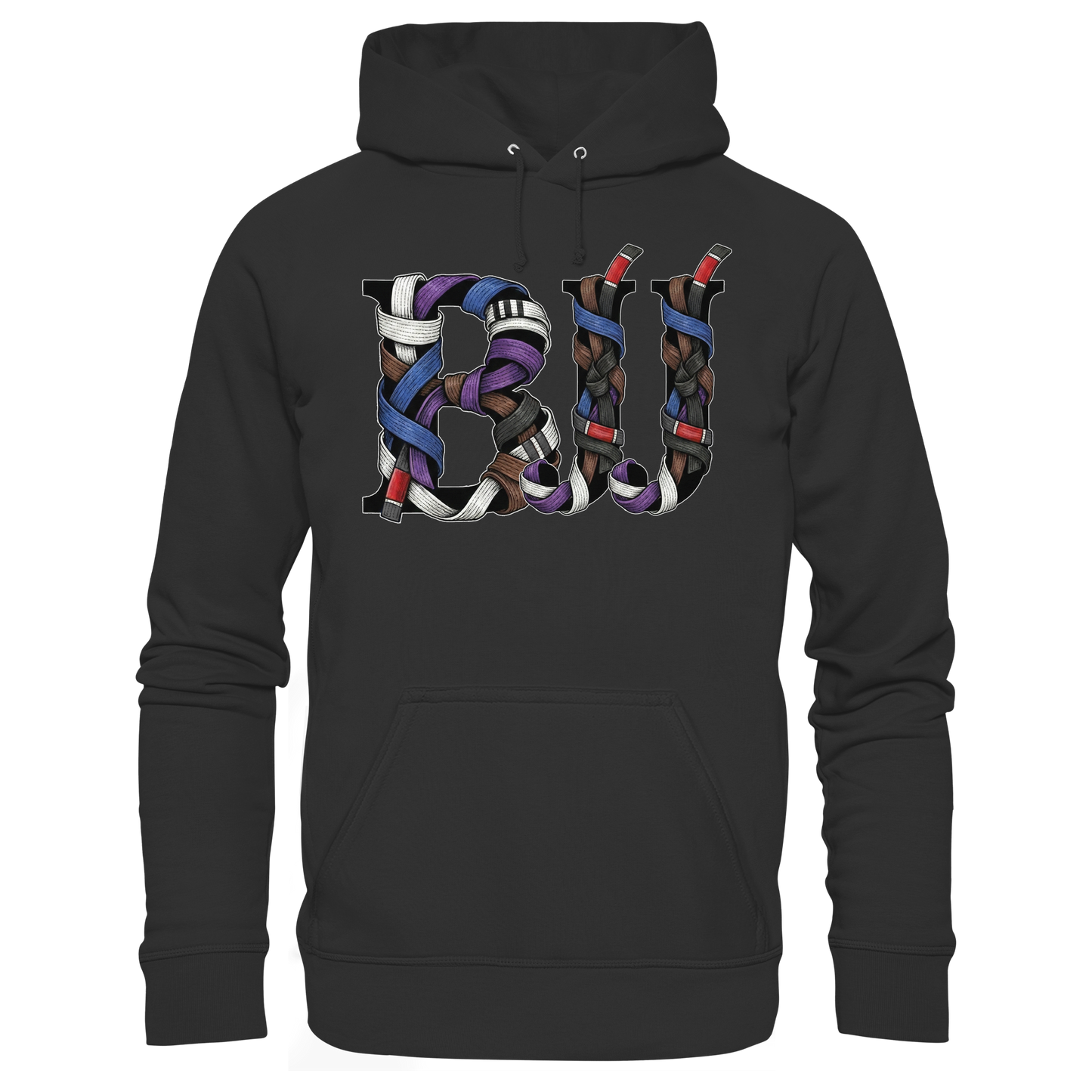 BJJ Belt Letters - Organic Hoodie