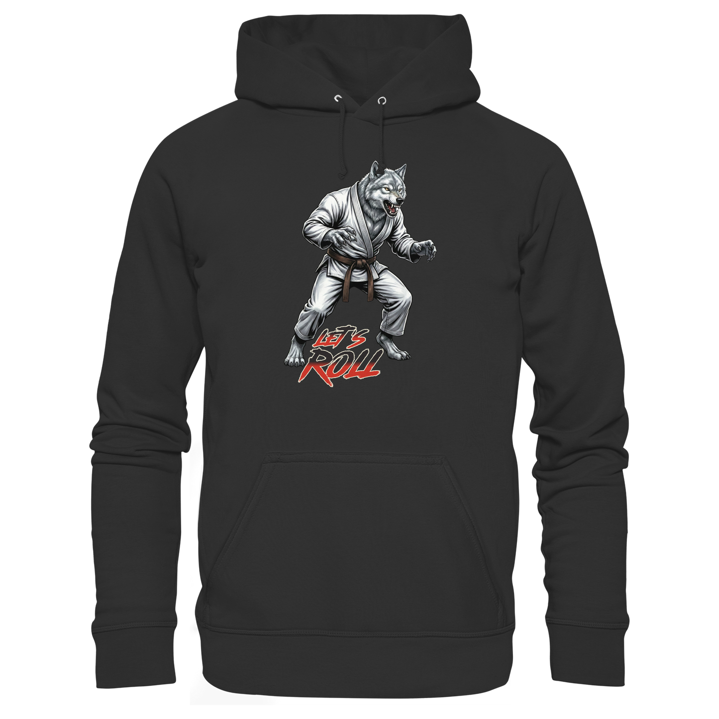Wolf – Let’s Roll - Organic Hoodie