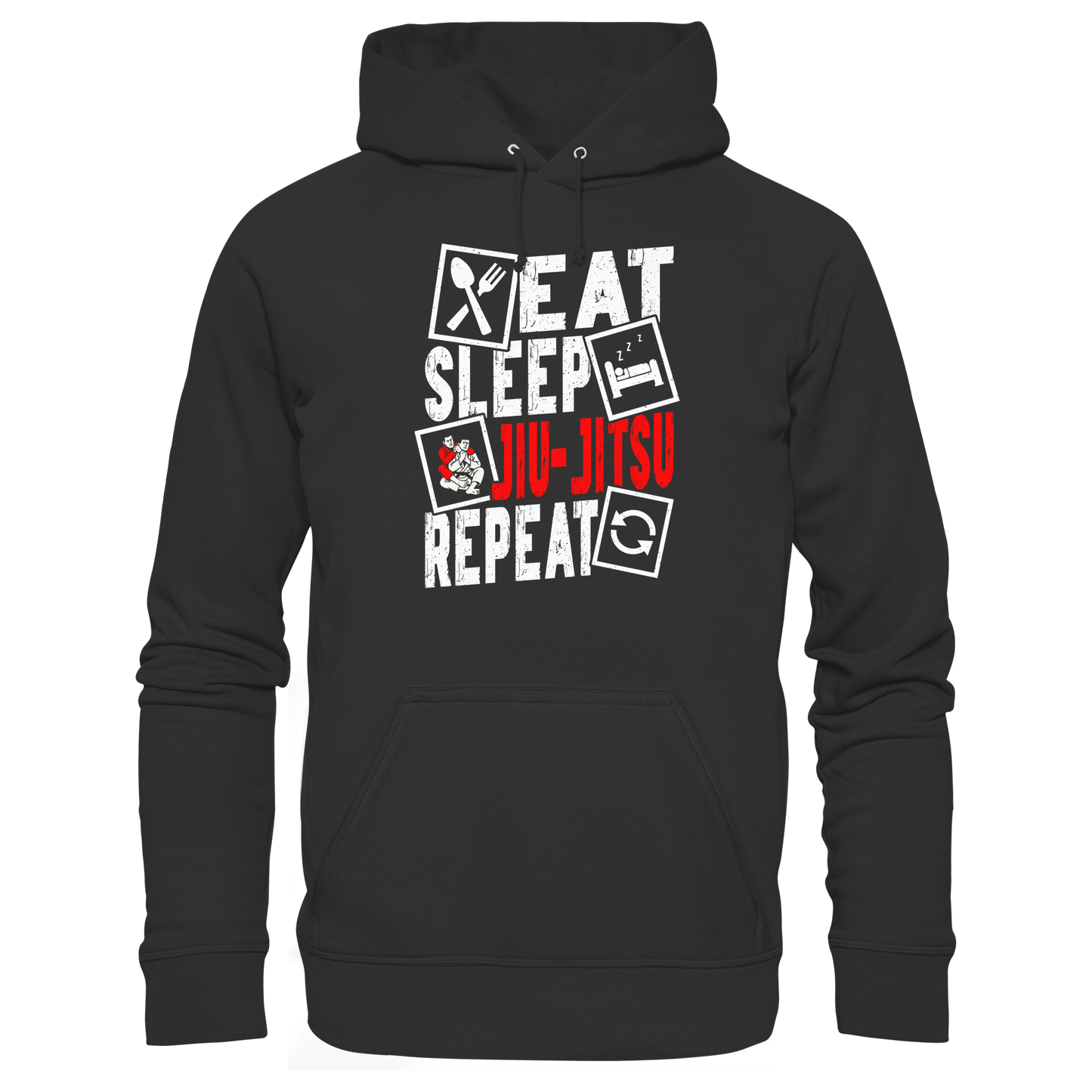 Eat Sleep Jiu-Jitsu Repeat - Organic Hoodie