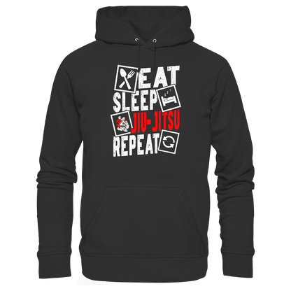 Eat Sleep Jiu-Jitsu Repeat - Organic Hoodie