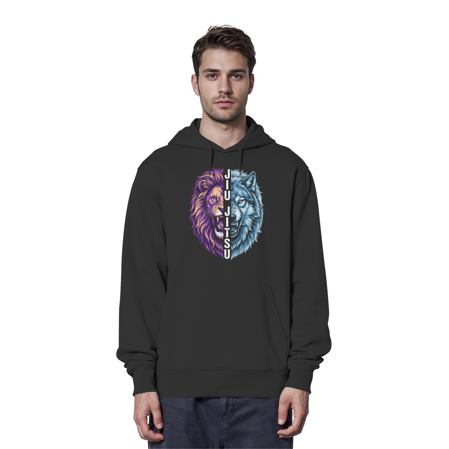 JIU-JITSU Lion x Wolf  - Organic Hoodie