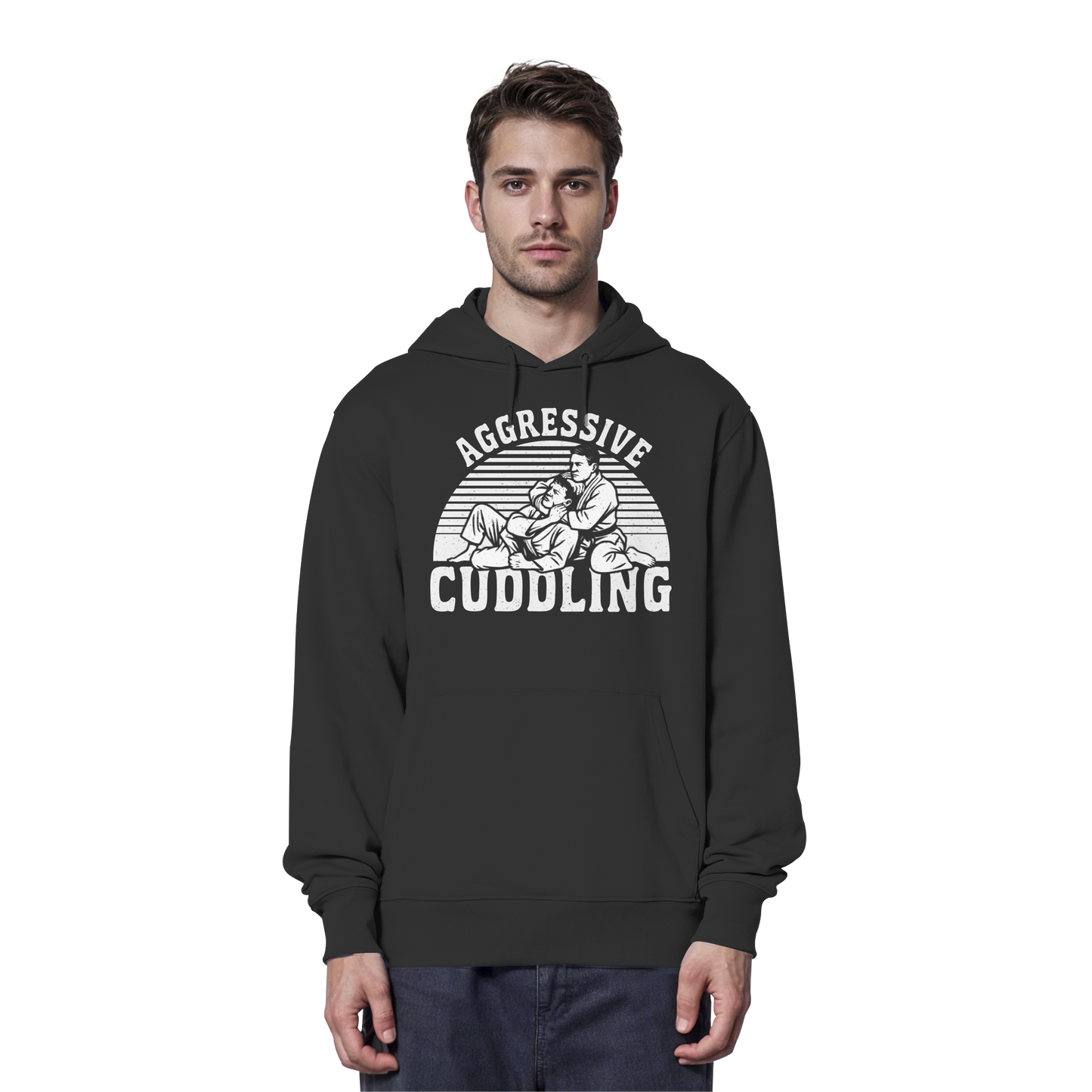 AGGRESSIVE CUDDLING - Organic Hoodie