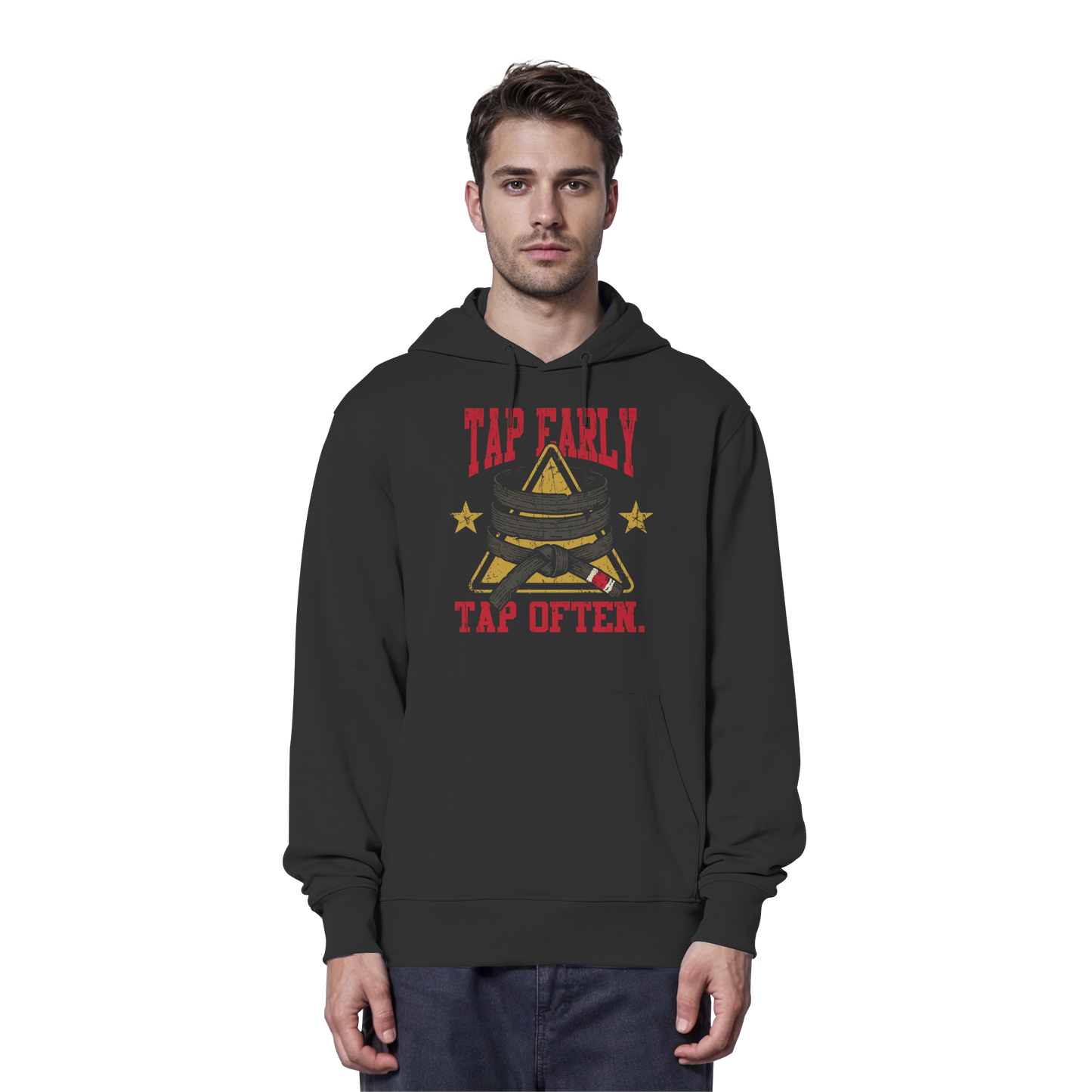 TAP EARLY. TAP OFTEN. - Organic Hoodie