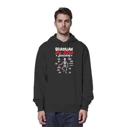 Brazilian Jiu-Jitsu Anatomy - Organic Hoodie