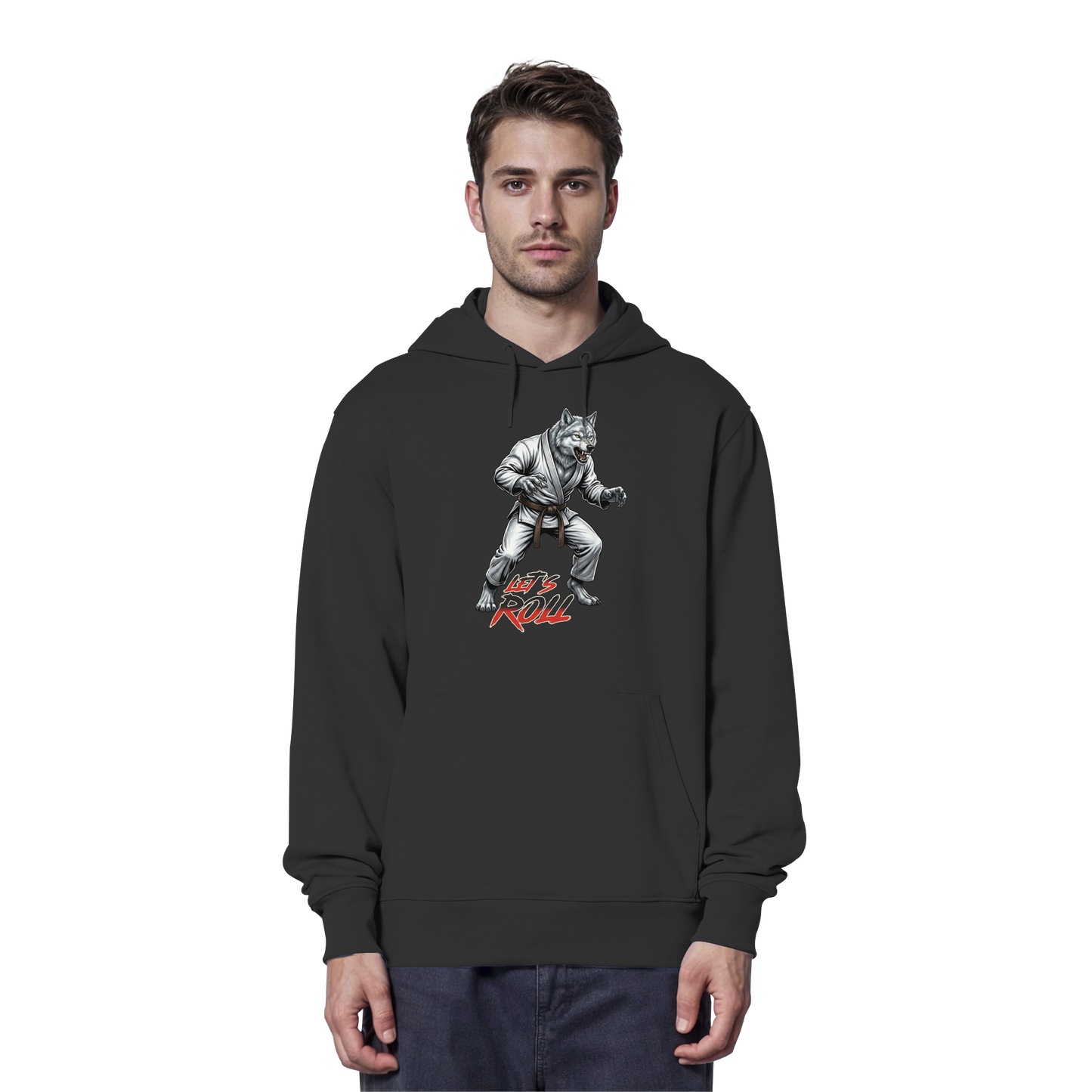 Wolf – Let’s Roll - Organic Hoodie
