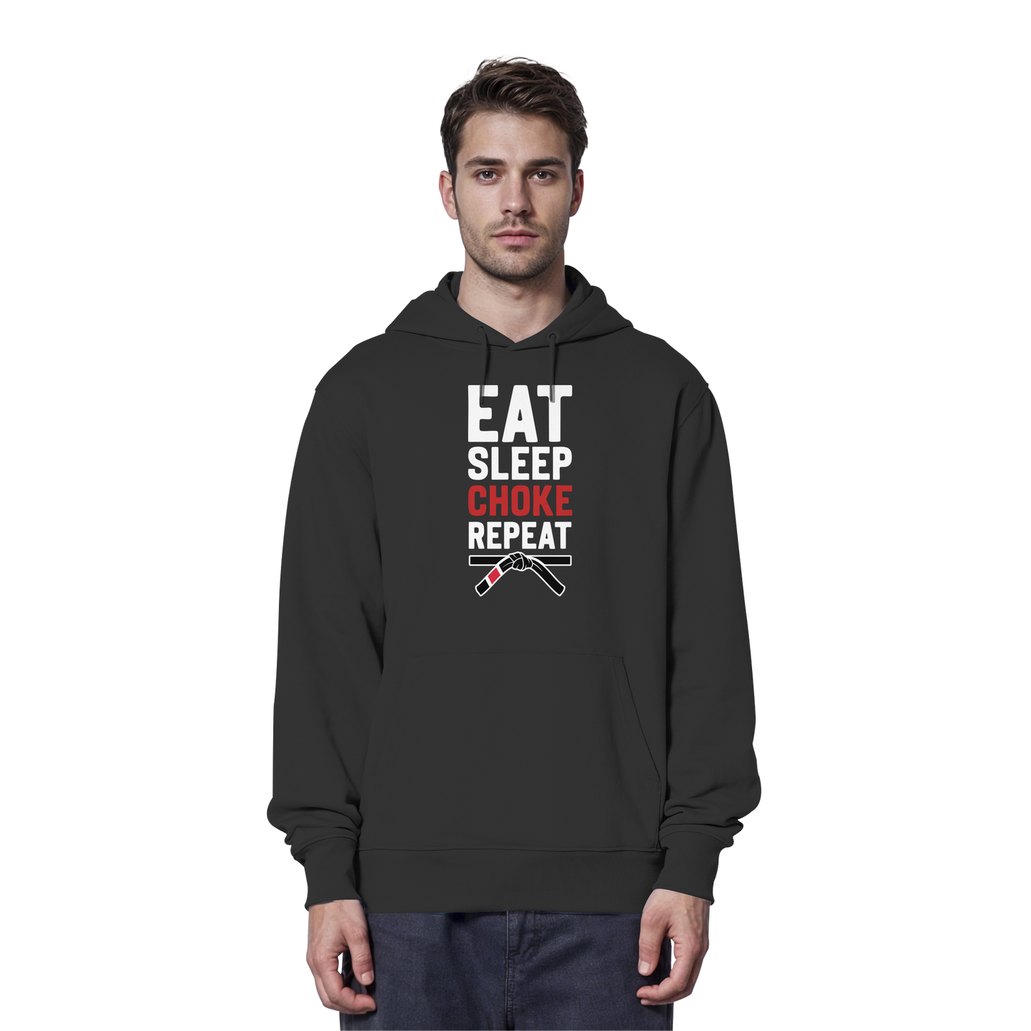 EAT. SLEEP. CHOKE. REPEAT. - Organic Hoodie