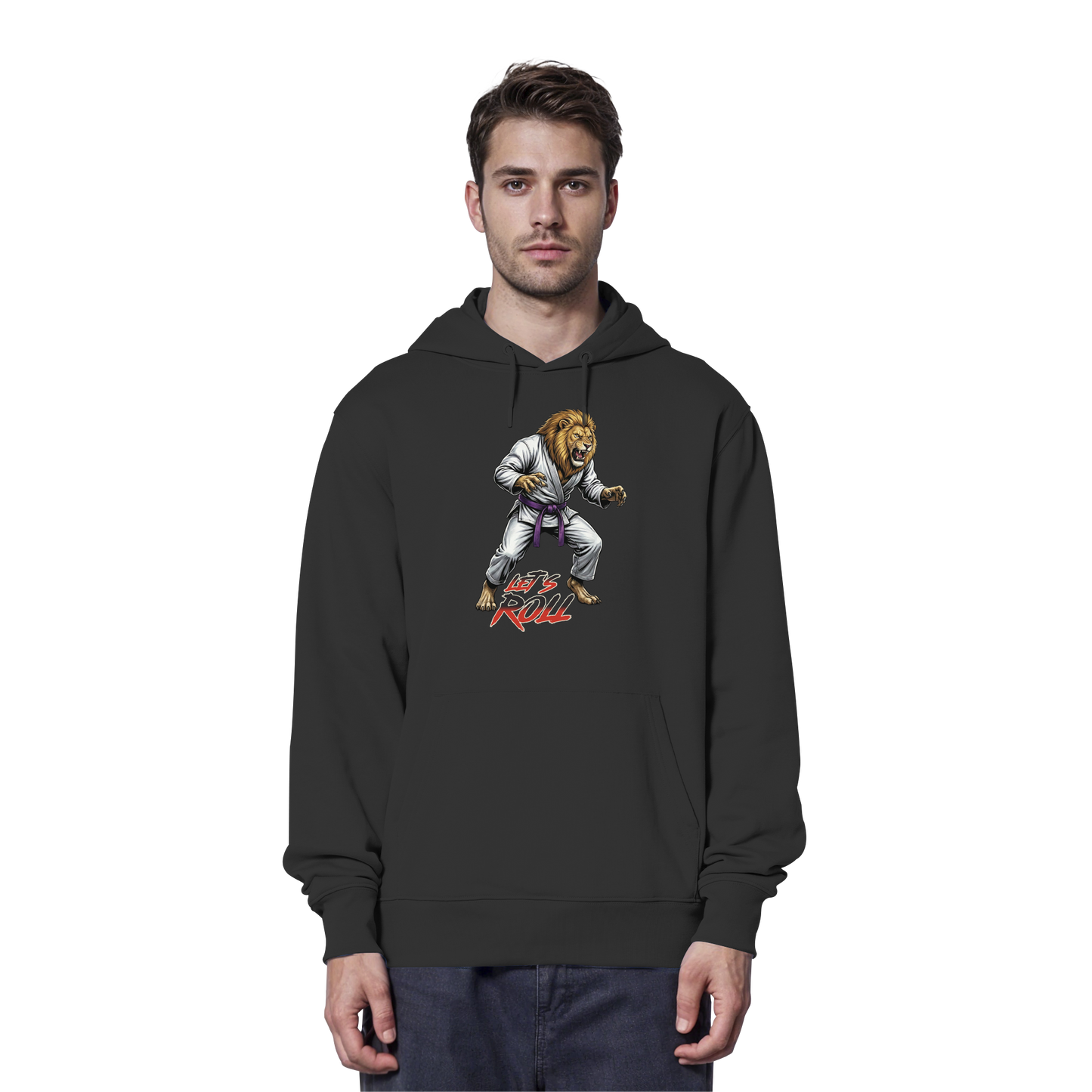 Lion – Let’s Roll - Organic Hoodie