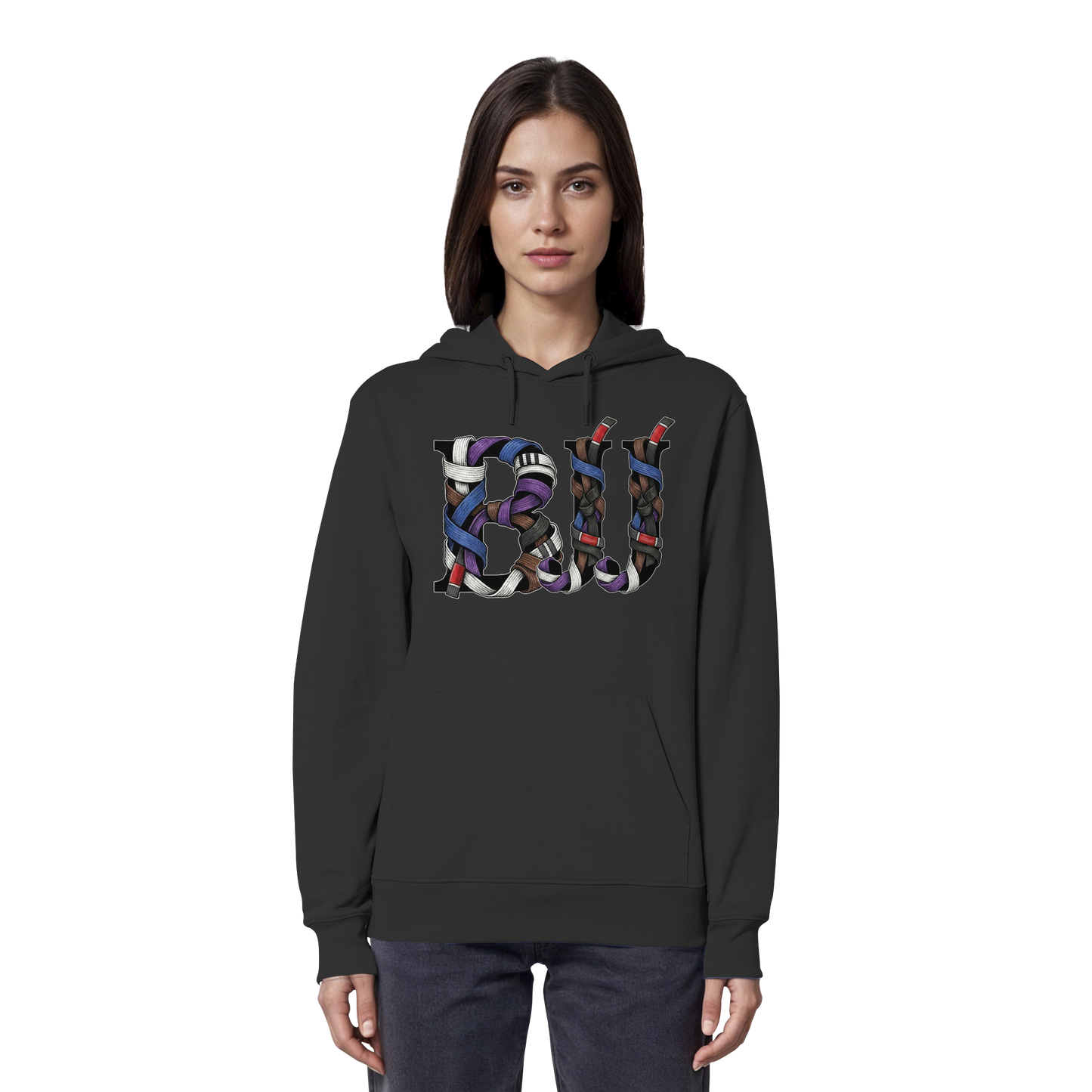 BJJ Belt Letters - Organic Hoodie