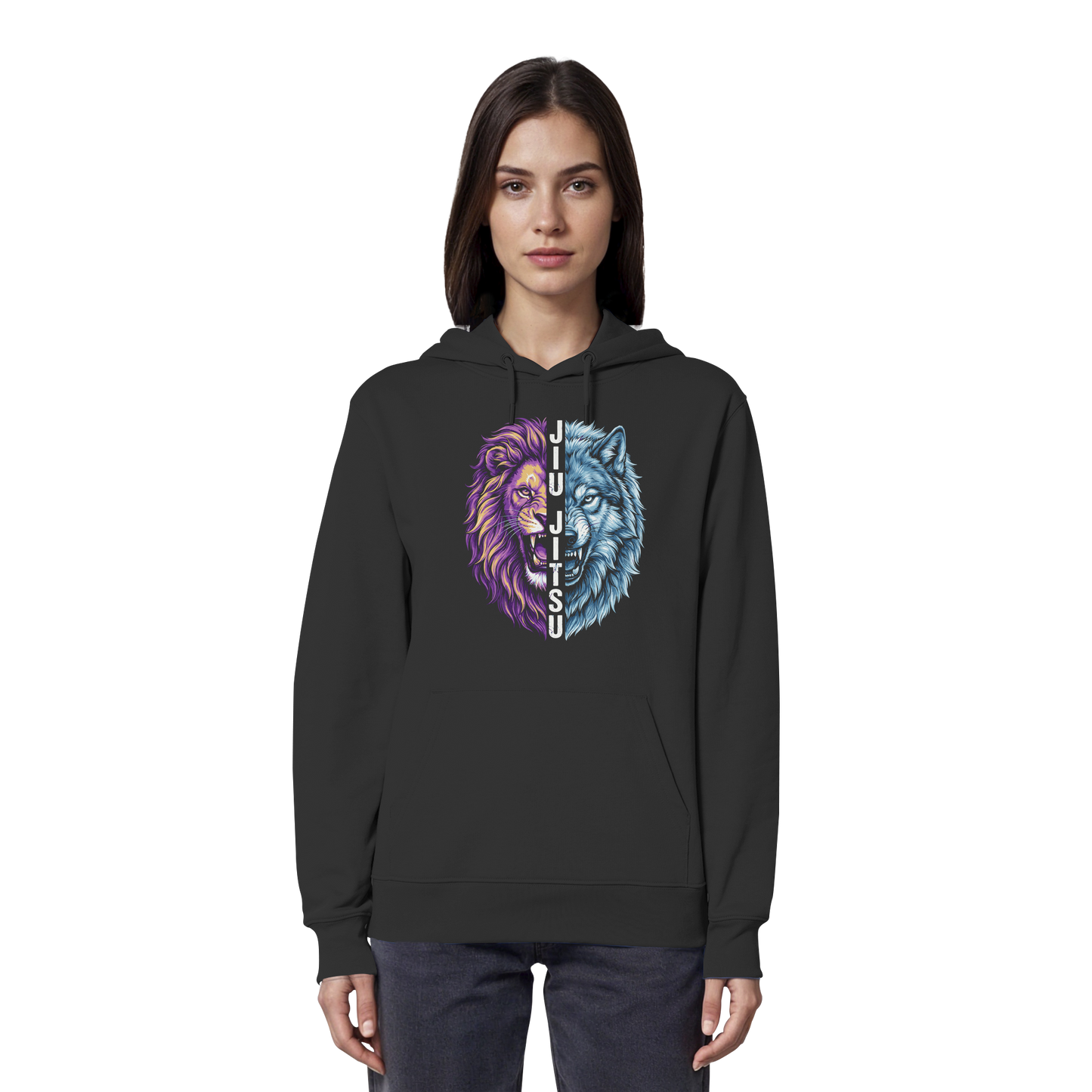 JIU-JITSU Lion x Wolf  - Organic Hoodie