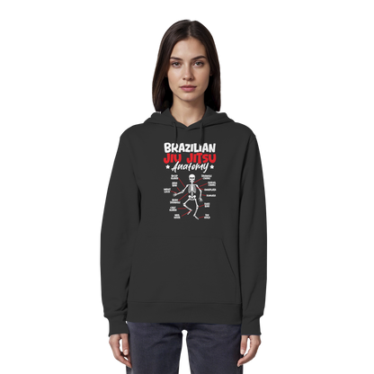 Brazilian Jiu-Jitsu Anatomy - Organic Hoodie