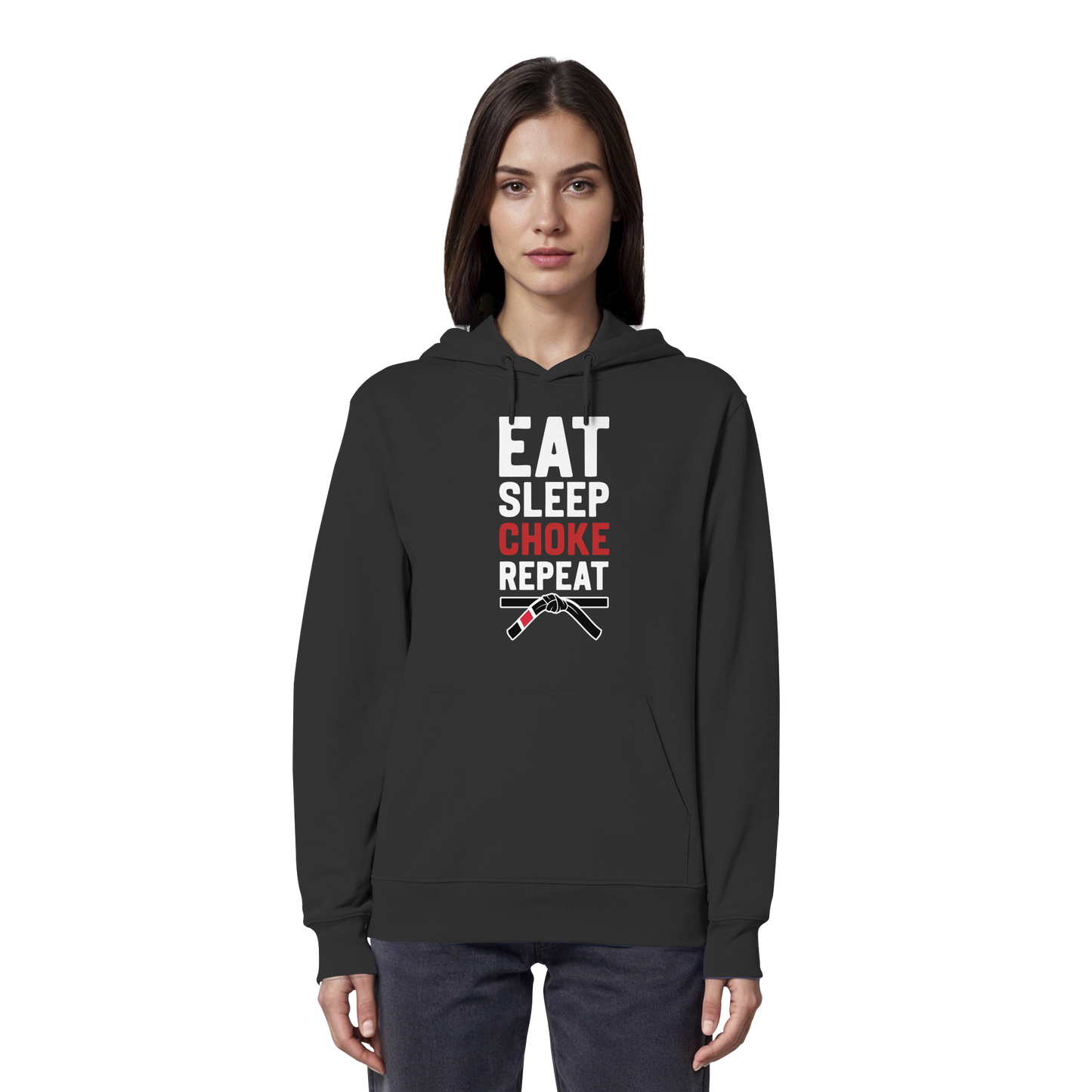 EAT. SLEEP. CHOKE. REPEAT. - Organic Hoodie