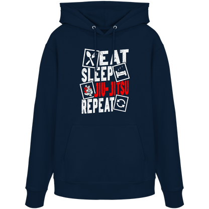 Eat Sleep Jiu-Jitsu Repeat - Organic Hoodie