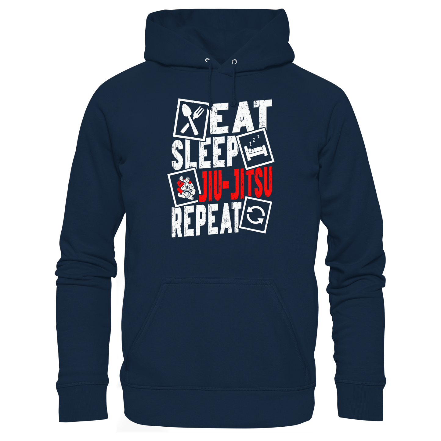 Eat Sleep Jiu-Jitsu Repeat - Organic Hoodie