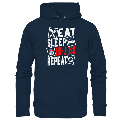 Eat Sleep Jiu-Jitsu Repeat - Organic Hoodie