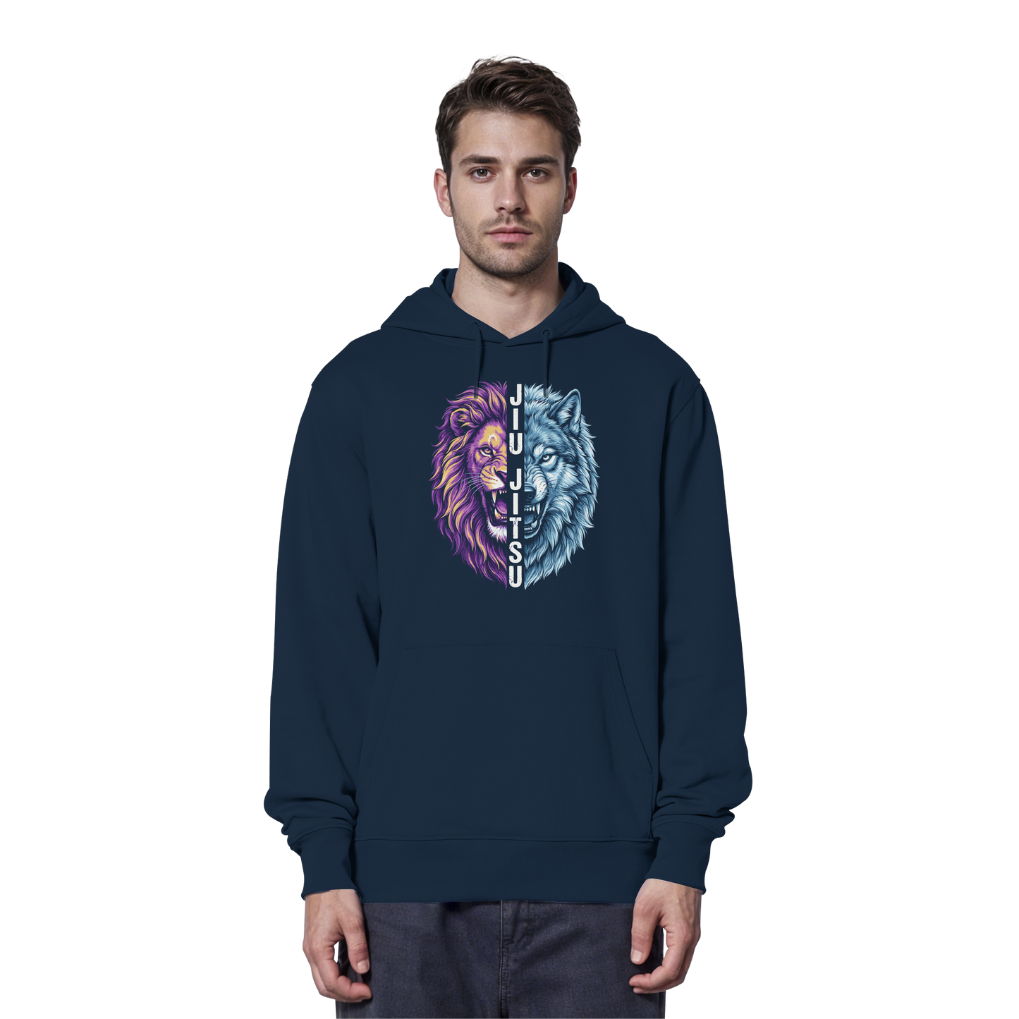 JIU-JITSU Lion x Wolf  - Organic Hoodie