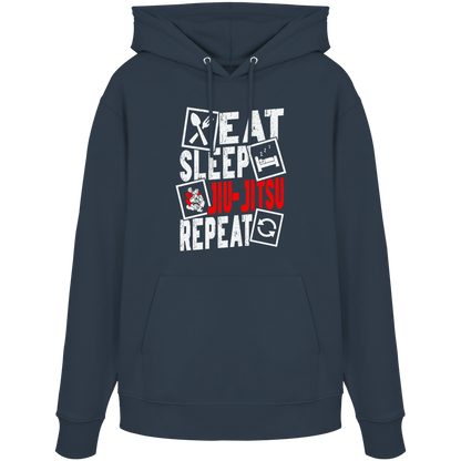 Eat Sleep Jiu-Jitsu Repeat - Organic Hoodie