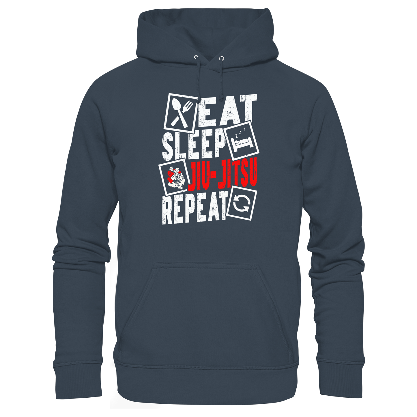 Eat Sleep Jiu-Jitsu Repeat - Organic Hoodie
